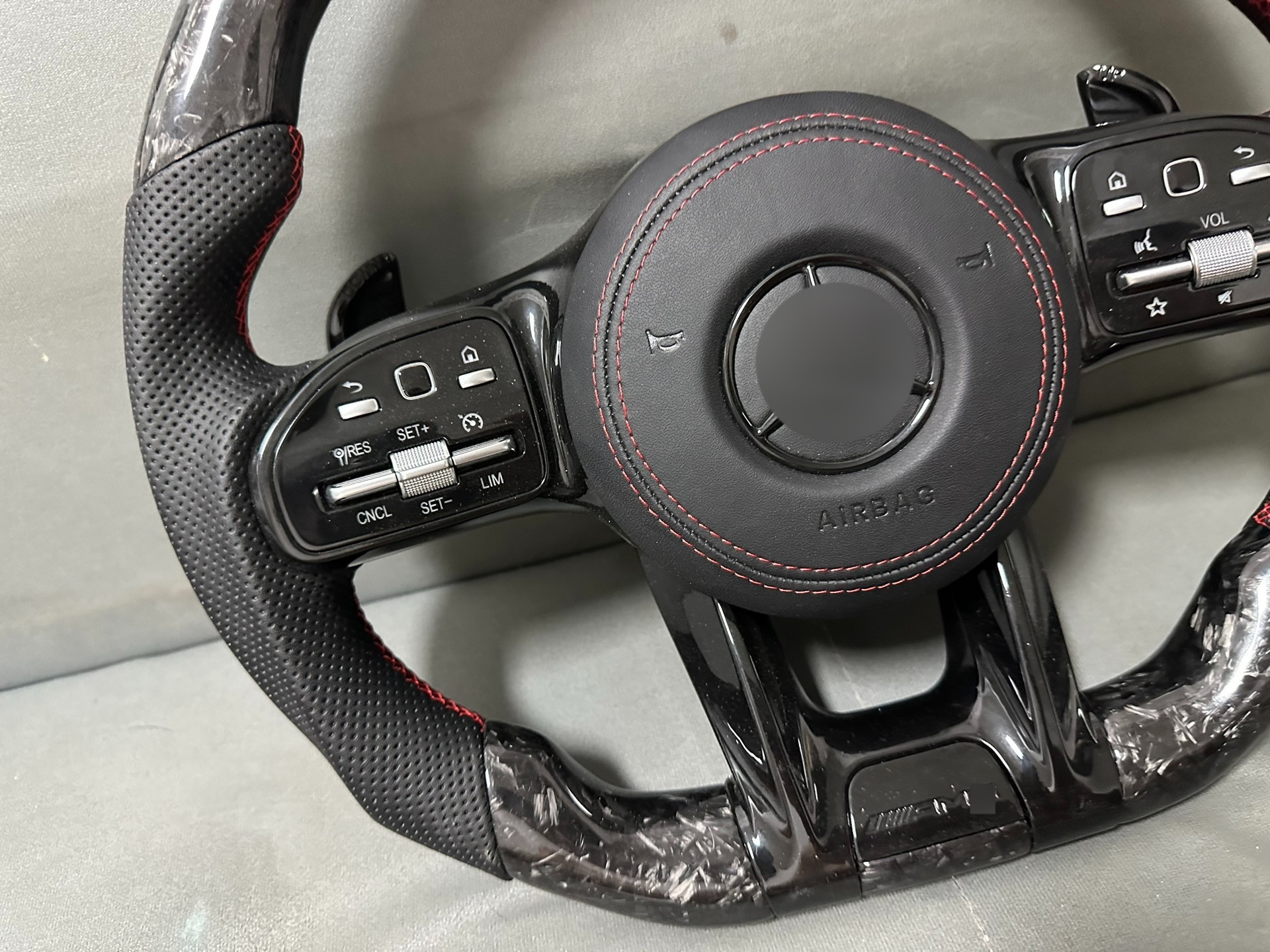 Mercedes-Benz 809AMG A-Class E-Class C-Class CLA GLC Forged Carbon Fiber Steering Wheel Upgrade Mercedes-Benz Steering Wheel Assembly