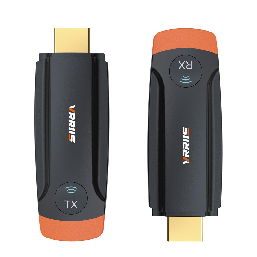 HDMI Kablosuz Aktarıcı Yüksek Çözünürlüklü Ses Video Aktarıcı 60 Metre Kablosuz Aynı Ekran Proyeksiyonu Cihazı Çoklu Bire Bir Desteğiyle
