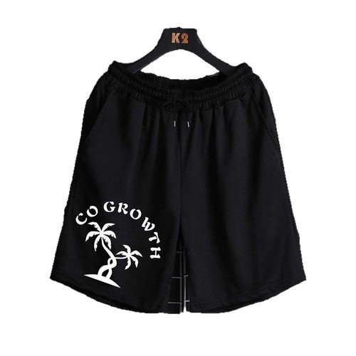 Summer Basic Casual Men's Simple Multicolor Leisure Hawaiian Beach Pants