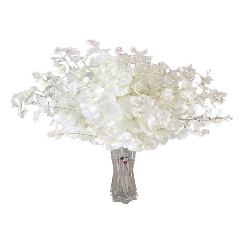Fábrica directa flor artificial Flor de seda boda decoración del hogar a juego diseño dinero Ye eucalipto flor falsa