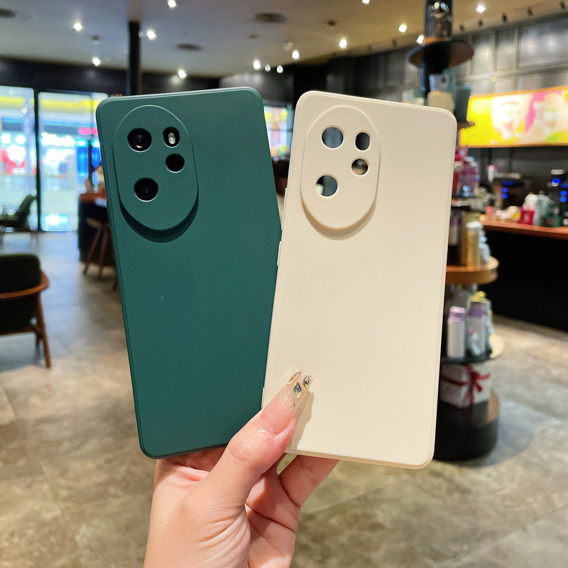 Suitable for Honor X8C Frosted Tpu Straight Edge Protective Cover Huawei X60Pro Rubik's Cube Silicone Anti-Fall X8C Mobile Phone Case