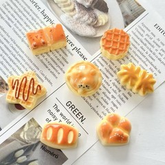 模擬食品おもちゃ猫エッグタルトビスケット diy クリーム接着剤手作りキーホルダーヘアピン携帯電話ケースパッチ卸売