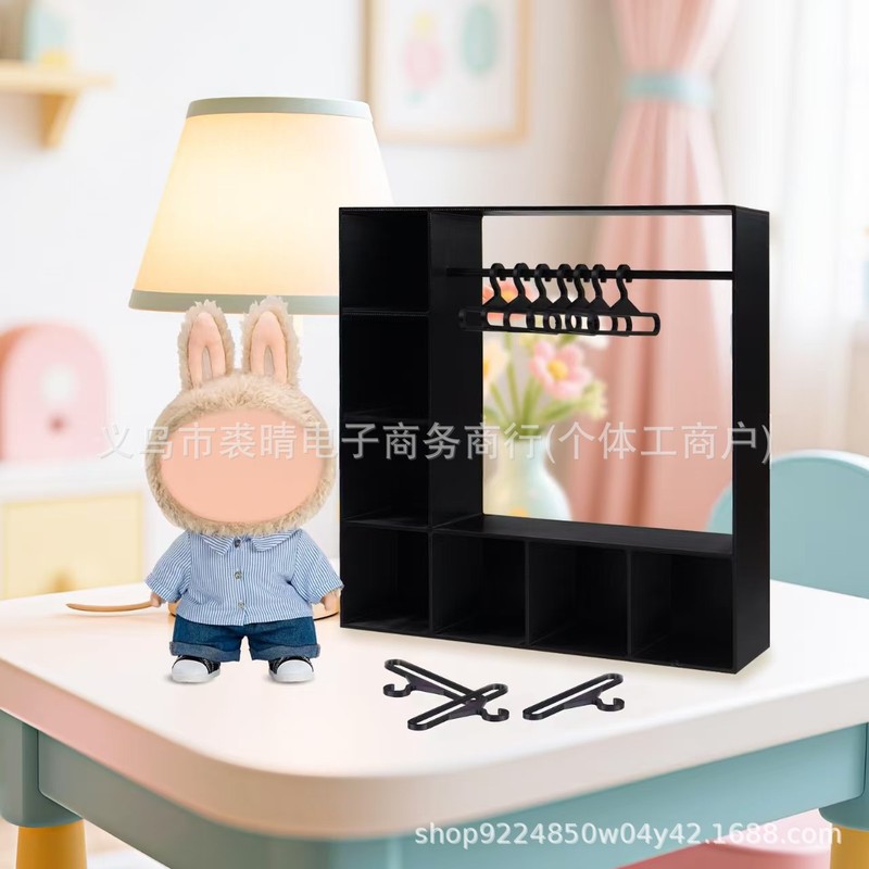 跨境Doll Accessories Display Box 娃娃配件展示盒 人物服装收纳|undefined