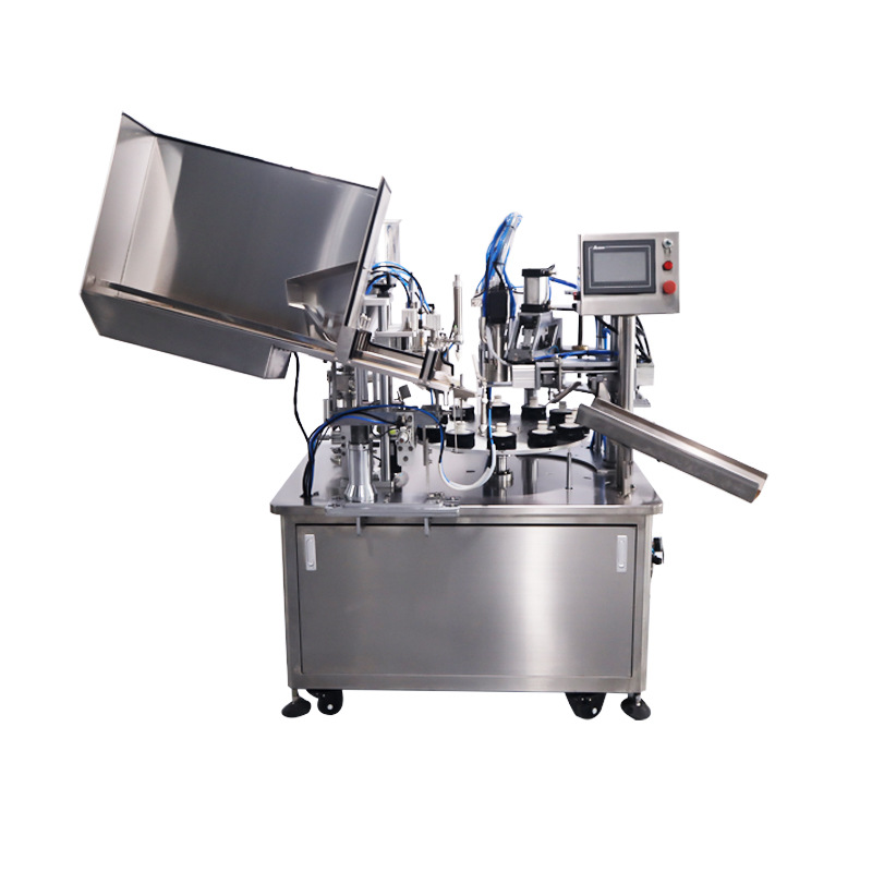 Home Tough Cosmetics Facial Cleanser Paste Aluminum Plastic Hose Canned Tail Sealing Machine Fully Automatic Hose Filling Tail Sealing Machine