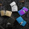 Factory wholesale Zorro's copper shell metal windproof coal lighter lighter classic fuel lighter