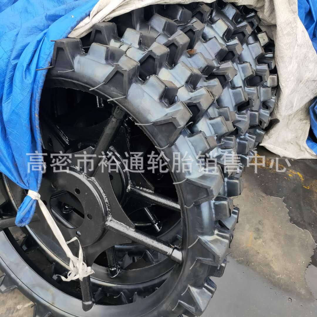 打药机轮胎高90公分宽13公分 喷药机撒水车实心窄轮子轮胎 配钢圈