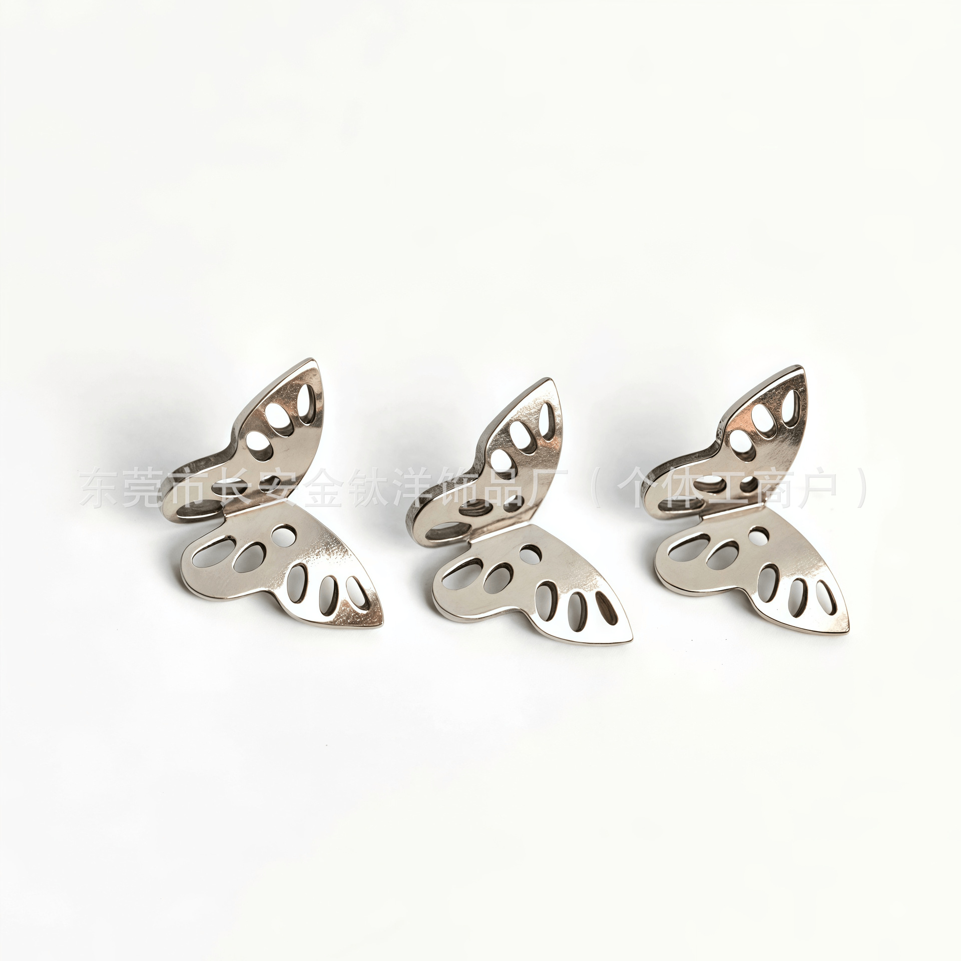 F136 Titanium Hollow Butterfly Ear Nail Hollow Ear Bone Nail Lip Nail G23 Titanium Alloy Body Piercing Jewelry detail image 7