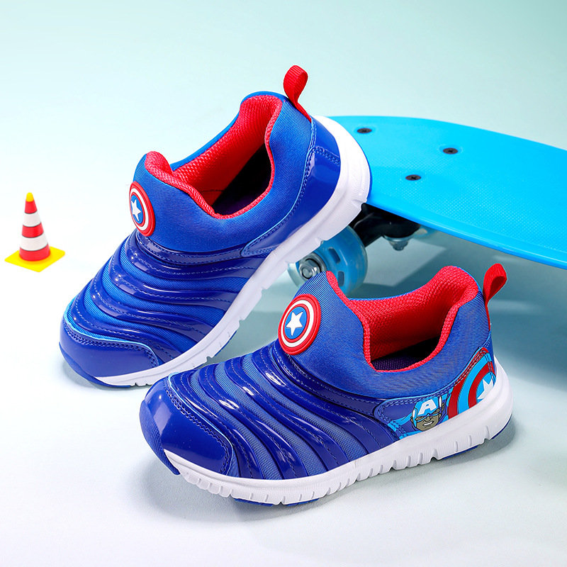 Zapatos infantiles de oruga primavera y verano nuevos zapatos transfronterizos transfronterizos de malla transpirables suaves zapatos deportivos para niños pequeños y medianos zapatos de bebé