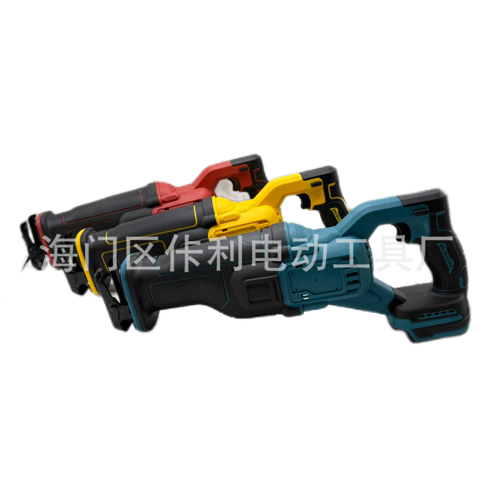 跨境外贸无刷往复锯切割金属木头塑料手提户外电锯