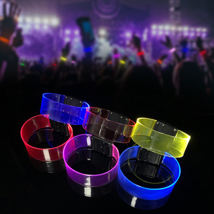 Shenzhen Factory Supply LED Luminous Magnetic Luminous Bracelet Dance Concert KTV Atmosphere Props Luminous Hand