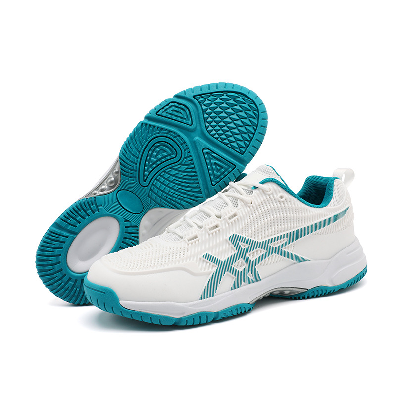Competencia profesional entrenamiento de bádminton hombre y mujer al aire libre suela de goma antideslizante zapatos de tenis transpirables zapatos de tenis de mesa