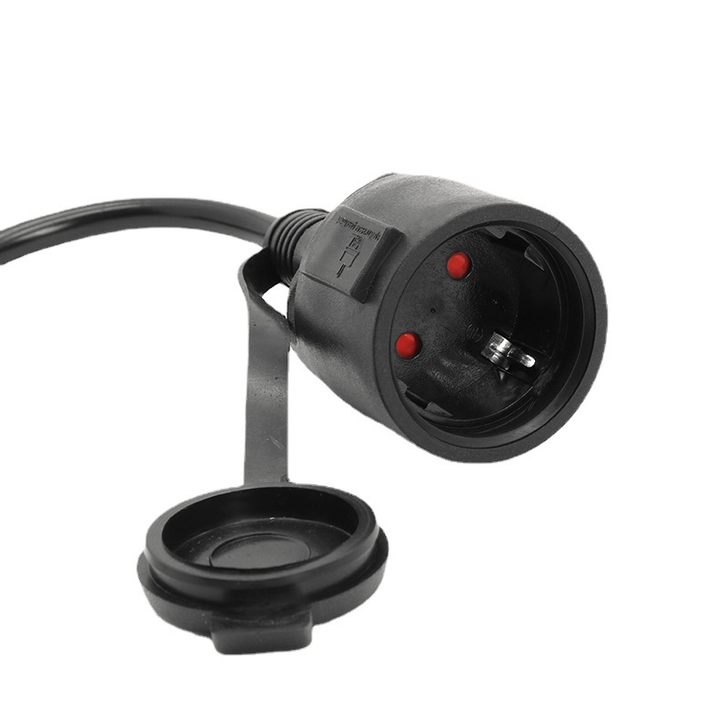 欧规电源线VDE欧标插头线欧式转换插头 延长线欧洲防水耐寒电源线