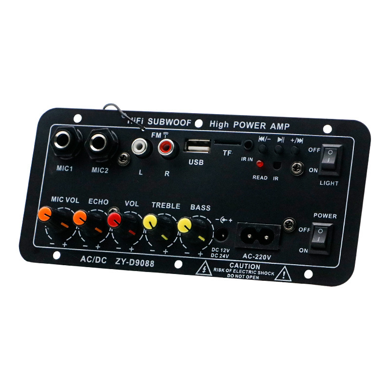 ホットメーカー直供家庭k歌屋外自動車音響サブウーファ功放板bluetooth功放板車載k歌|undefined