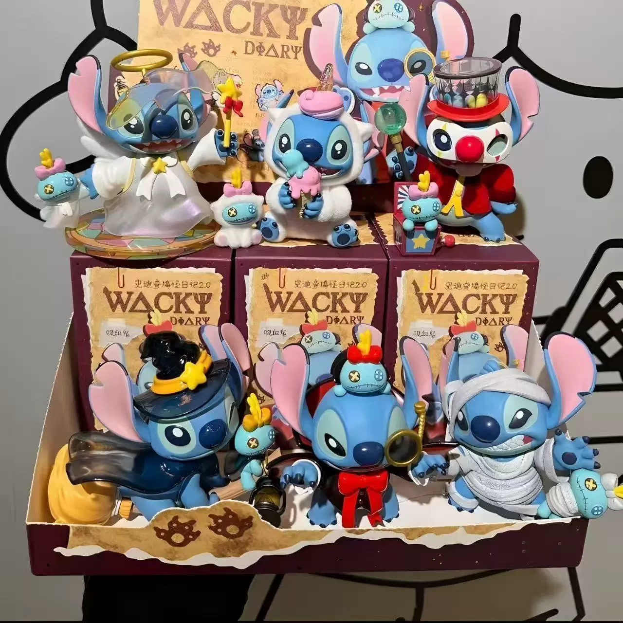 Фигурка в слепой коробке Motherland Stitch 2.0, коллекционная 1 шт. или набор 6 шт., стилизованные костюмы
