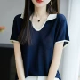 女短袖套头代发新款毛衣