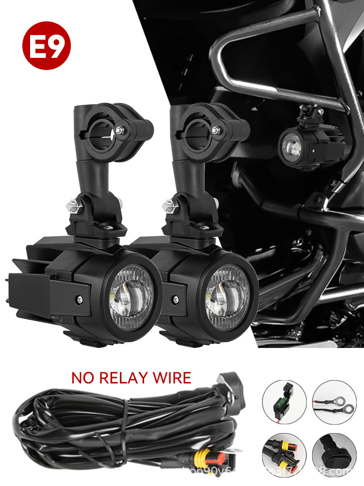 Auxiliary light, super bright fog light, work light suitable for BMW R1200GS 1250GS ADV with protective cover