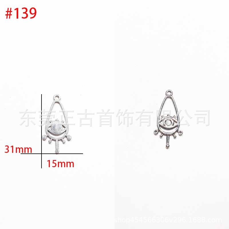 クロスボーダー悪魔の目ペンダントステンレス鋼 diy アクセサリーネックレスキーホルダーペンダントアイドリップオイルアクセサリーメーカー|undefined
