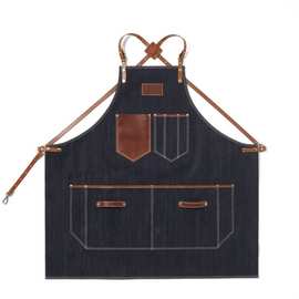 工作围裙牛津布围裙帆布牛仔围裙挂脖围裙厂家直销