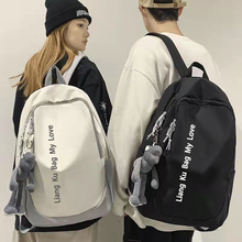 韩版ins大容量双肩包男女个性百搭大学生电脑背包初高中学生书包