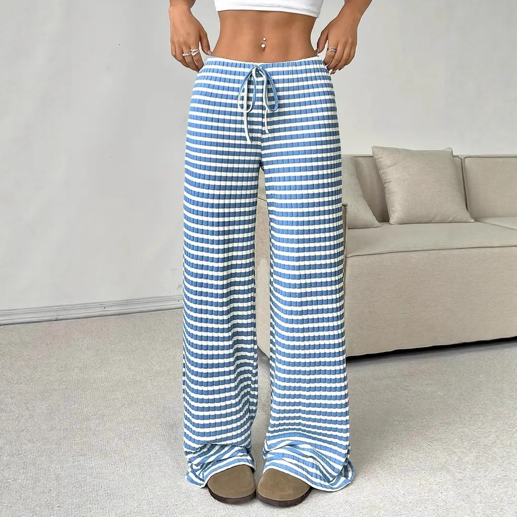 Slimming Low-Waist Non-Stick Leg Flared Pants American Style Loose Drape High-End Petite Narrow Straight-Leg Women's Pants