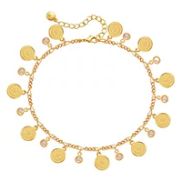 Ebay внешней торговли новый небольшой вафельный кулон латунь покрытием 18k реального золота цепь металлическая текстура шикарный стиль ноги цепи