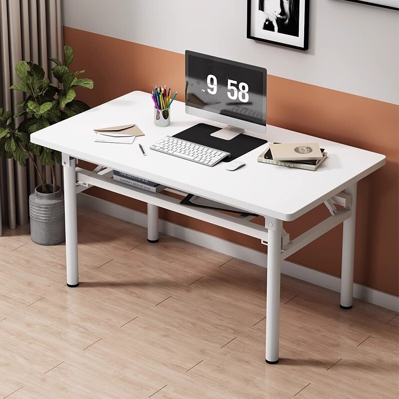 Simple folding desk for rental apartments, study desk for dormitories, small home use, home study and computer desk Simple folding desk for rental apartments, study desk for dormitories, small home use, home study and computer desk