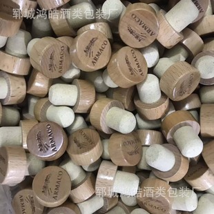 T-type cork glass bottle wine stopper red wine bottle white wine bottle cork polymer cork beech wooden cover bottle stopper