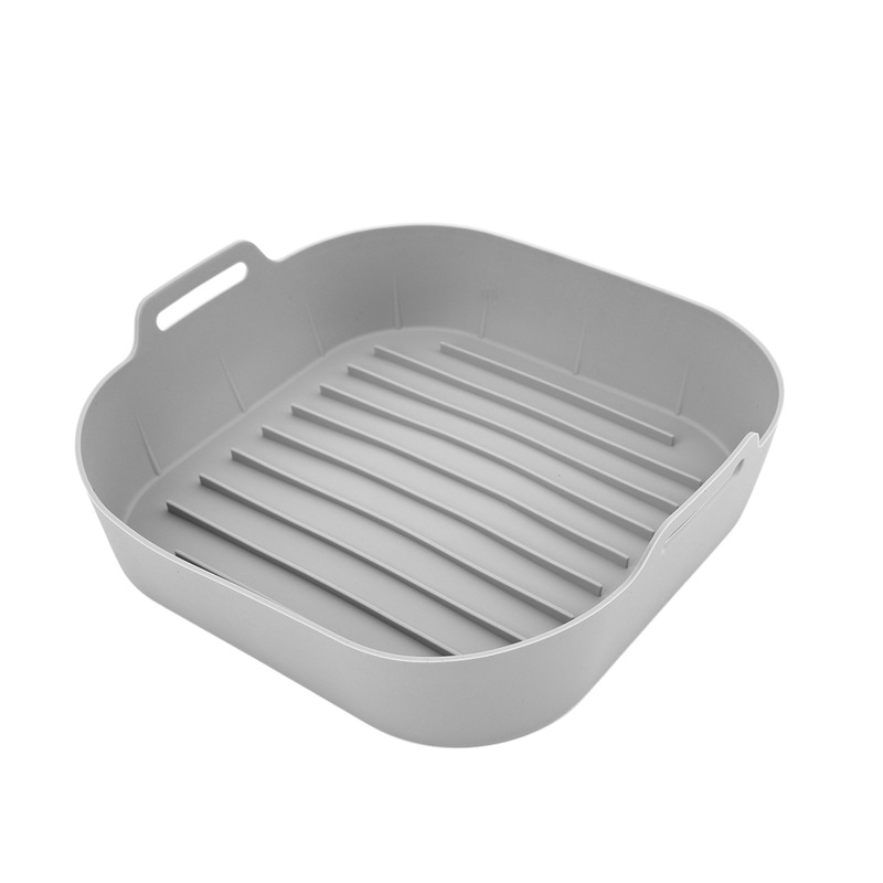 メーカーの空気フライヤーのシリカゲル焼き皿家庭用焙煎焼き皿フライヤーのシリカゲルパッドは円形焼き皿卸売りを洗浄しやすい|undefined