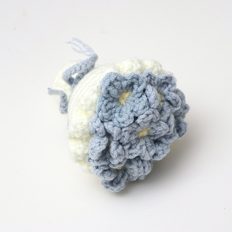 Yi mian bouquet of flowers milky white + light blue