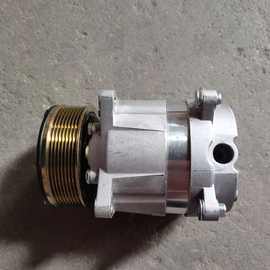 重汽金王子豪沃搅拌车压缩机工程车空调压缩机冷气泵厂家价格图片