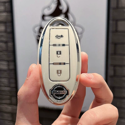 Car key bag — Nissan Teana Key Case - nissan-c-smart-3-key-single-shell-white