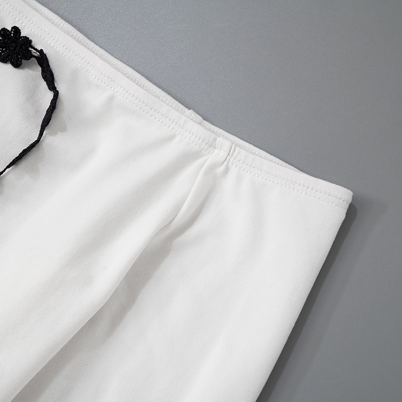 Off Shoulder Hollowed Heart Shape Lace Ribbon Slim Fit Slimming Contrast Color Top Women Long Sleeve Sexy 14 Off Shoulder Hollowed Heart Shape Lace Ribbon Slim Fit Slimming Contrast Color Top Women Long Sleeve Sexy