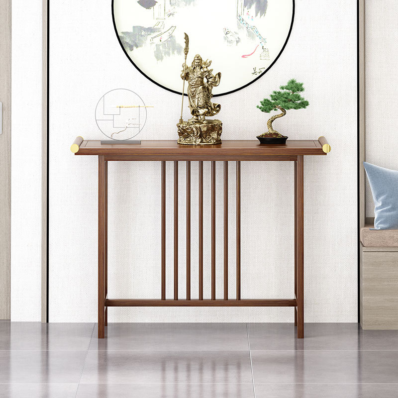 Nuevo estilo chino vista mesa de escritorio Mesa Zen Hall escritorio MESA DE Buda hogar tira tabla vista Mesa pasillo gabinete estrecho image 4