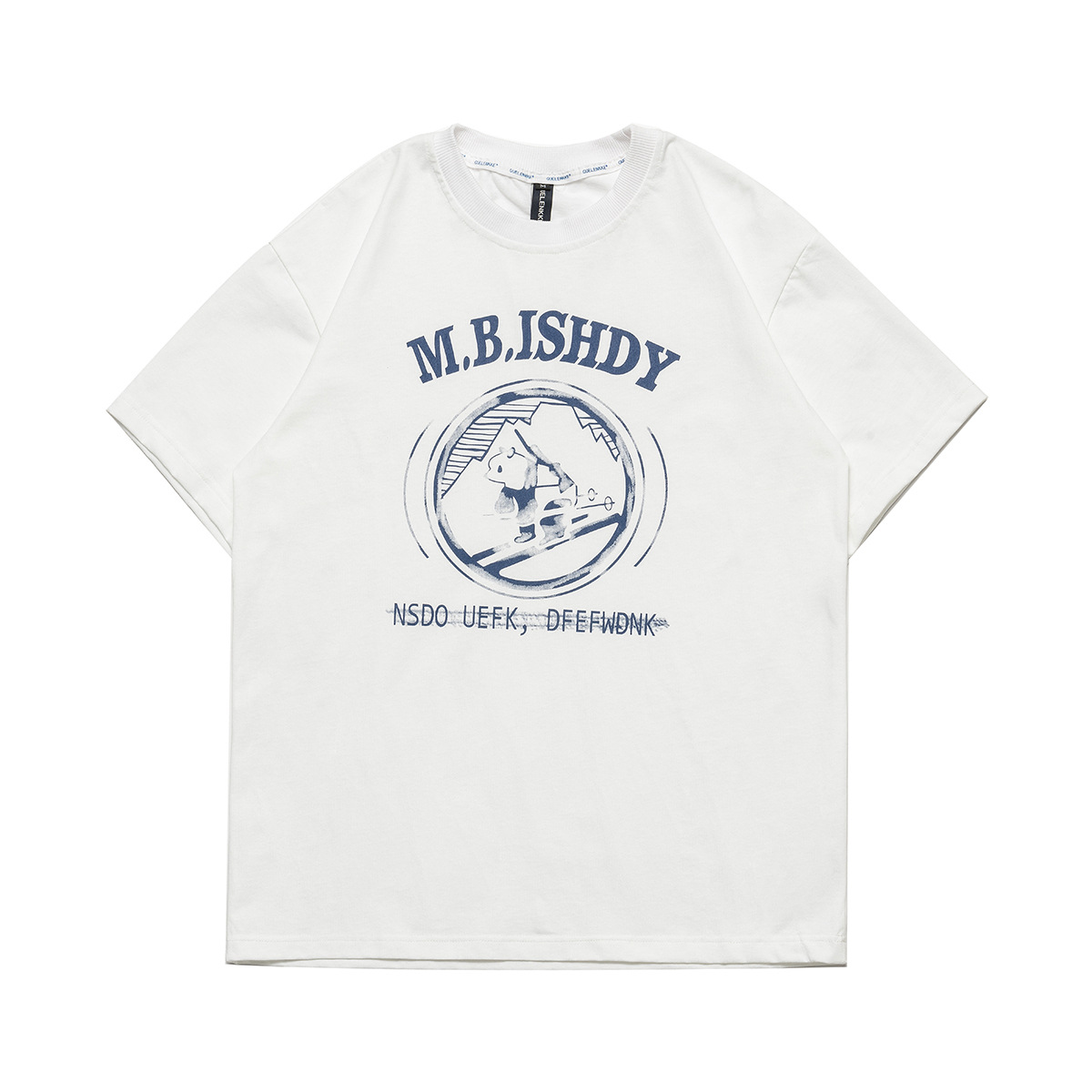 RUIIENRS x GUELENKKE 2021 SS 日系夏款潮流字母印花短袖T1102|ms