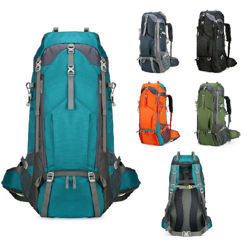 国境を越えた新しい大容量登山バッグ、撥水性スポーツアウトドアハイキングキャンプリュックサック、多機能ショルダーバッグ|undefined
