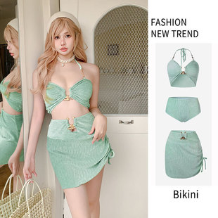 2025 New Mint Mambo High-Quality Sexy Summer Vacation Hot Spring Seaside Split Swimsuit Bikini