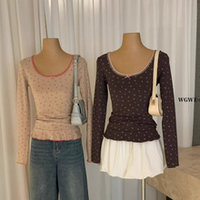 WGWE8717�紺�¿���Ƹ�С�ڼ����黨��˿U�쳤��T��С��������Ů