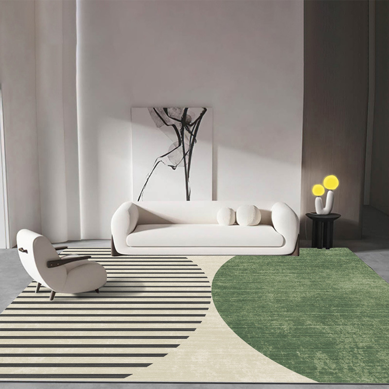 Alfombra de sala de estar 2023 nueva mesa de centro manta sofá desechable dormitorio cama de lujo ligero de alta gama hogar tapete Tianjin