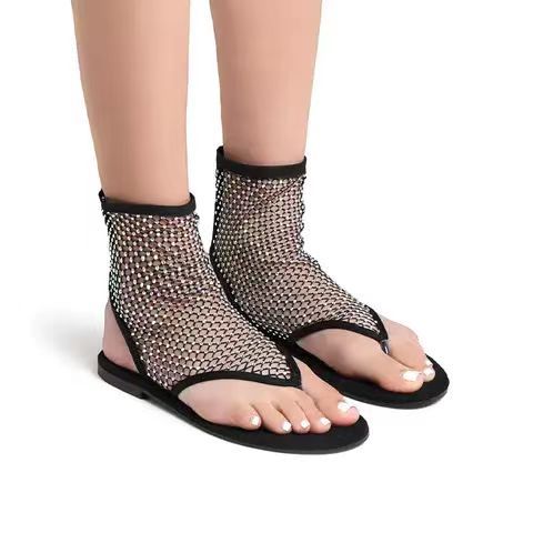 Women's Roman Style Solid Color Round Toe Roman Sandals display picture 5