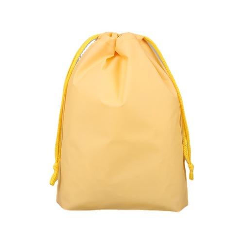 Wholesale colored ribbon bags for candies EVA satin travel storage bags children's clothing set packaging bags