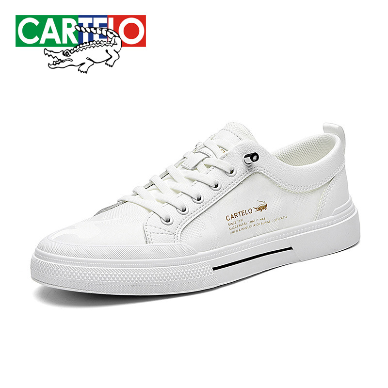 Cadiel Crocodile Men's Shoes Leisure Sports Board Shoes Ice Silk Breathable Board Shoes One-time Substitution Distribution Authorization