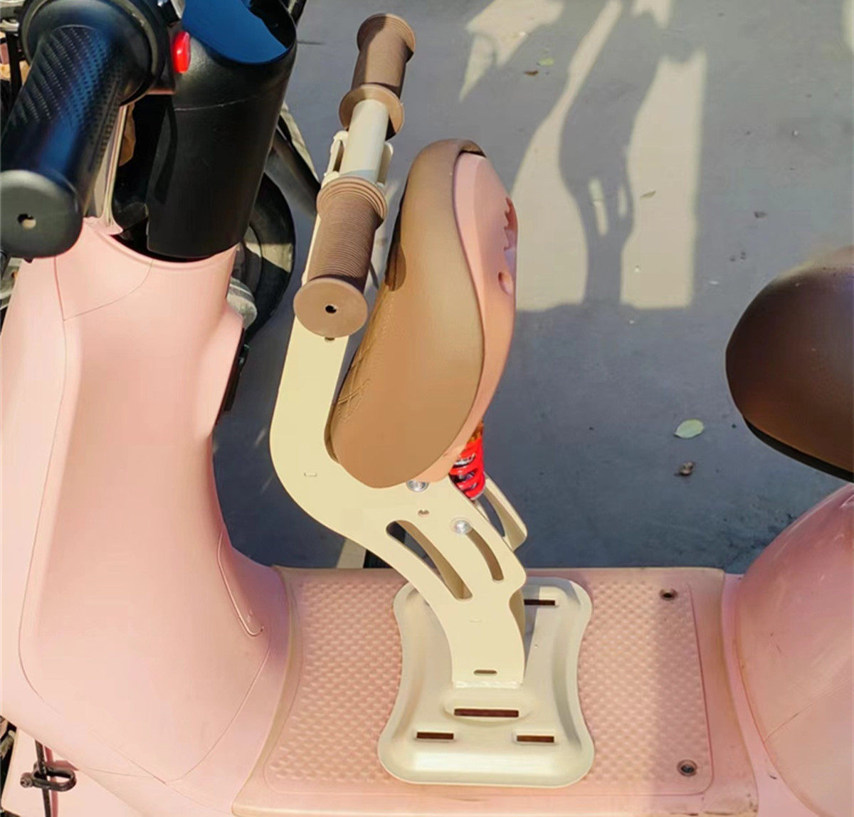 Foldable Front-Mounted Child Seat for Electric Vehicles, Aima Ya Modern Di Electric Scooter, Child Safety Seat for Kids and Babies