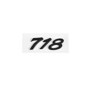 Porsche 718 avtomobil emblemi, Boxster ingilis hərfləri, Cayman loqosu