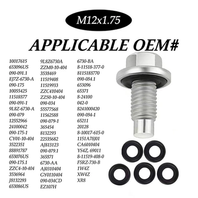 M12*1.75Oil Drain Plug – Other drive systems
