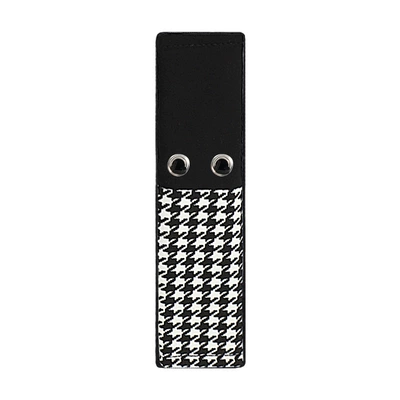 Seat Belt Protective Cover — Seat belt shoulder pad - houndstooth-stitching-with-holes