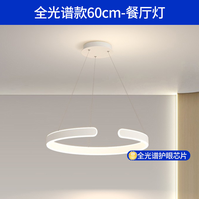 Luz de sala de estar de espectro completo lámpara principal lámpara de techo 2025 nueva lámpara de dormitorio moderna y simple lámpara de protección de ojos