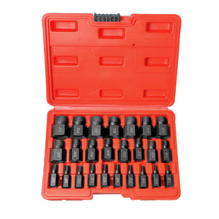 Red Box Imperial Broken Screw Extractor Multi-Spline Slippage Broken Wire Broken Screw Removal Tool Set