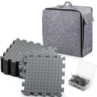 knitting blocking mats foam splicing board wool knitting board grandmother lattice piece holder