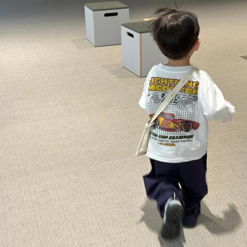 儿童裤子秋季2025新款童装韩系男童休闲百搭纯色直筒裤男孩阔腿裤|undefined
