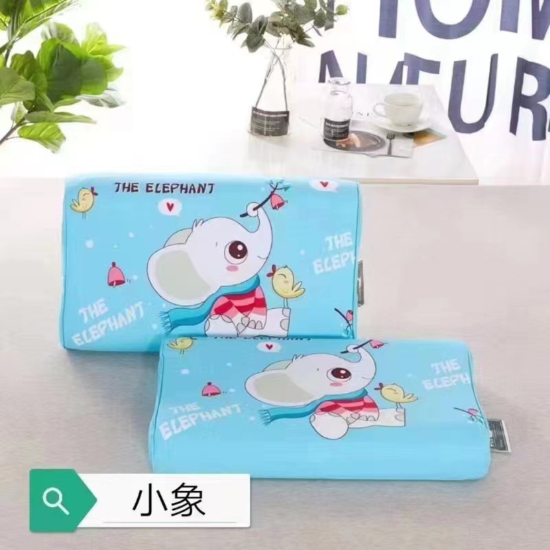 Source factory wholesale children's latex pillow cartoon baby latex pillow children's pillow core cotton student pillow on behalf of